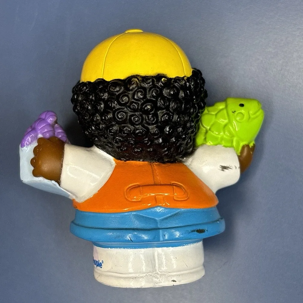 Fisher Price Little People Michael Fisherman‎ Fish Worms Figure 2007